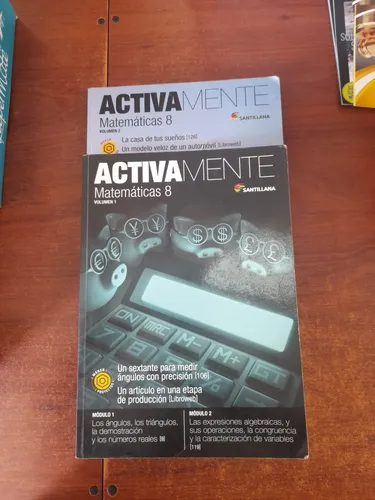 Activamente Matemáticas 8 Santillana (Usado)