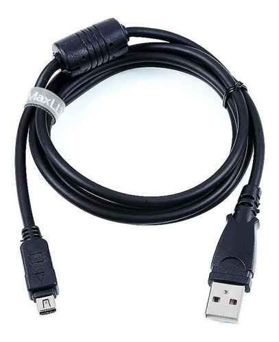 Cable Maxllto Usb Para Olympus Tough Tg-4 X-960, Negro