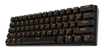 Comprar Teclado gamer Royal Kludge QWERTY Royal Kludge Red inglés US color negro con luz RGB