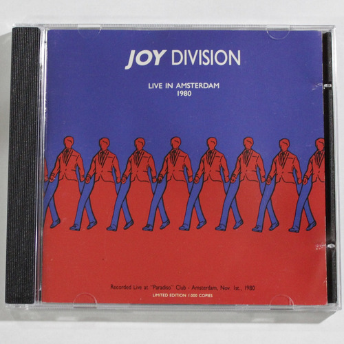 Joy Division - Live In Amsterdam 1980 Cd Ao Vivo Importado