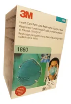 Comprar 1860 3m Cubrebocas Mascarilla N95, Niosh Azul , 20 Pzas