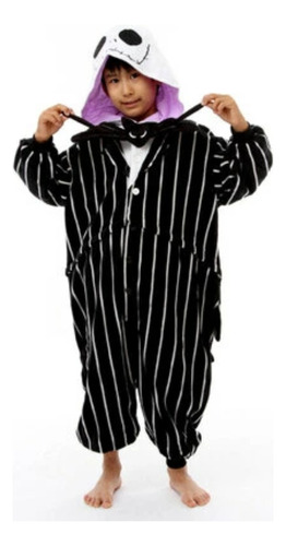Pijama Mameluco Disfraz Calavera Pijamas Niños