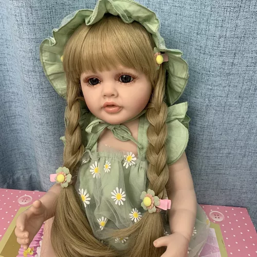 BONECA BEBÊ REBORN LOIRA, 12x s/ juros e frete grátis! - BEBÊ REBORN  BONECAS REALISTAS