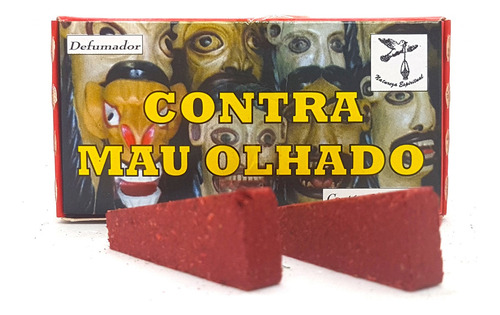 Defumador Natureza Contra Mau Olhado Caixa 20 Tabletes