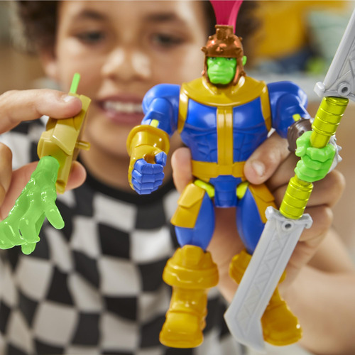 Boneco De Ação Avengers Marvel Mixmashers Thanos 13 Cm Com A