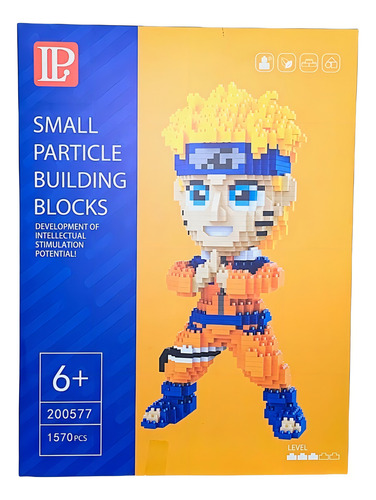 Mini Bloques Armables 3d Anime Naruto Kakashi 1570 Pcs