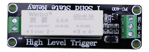 Módulo 1 Relé Ssr Estado Solid 5a 3-32v Dc-dc Arduino Raspb