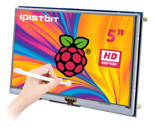 Pantalla Ipistbit 5 Raspberry Pi, Monitor De Pantalla Táctil