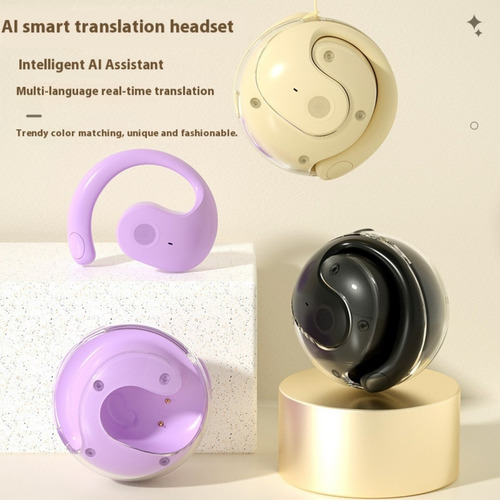 Pequeña Bola De Coco Ai Smart Translator Auricular Bluetooth