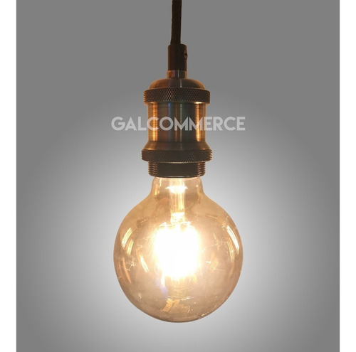Imagen 2 de 6 de Lampara Foco Filamentos Led 8w Dimerizable G120 G125