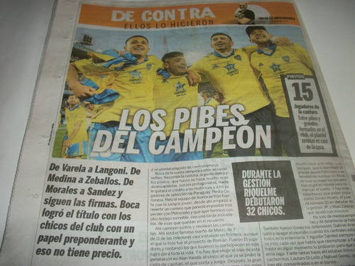 Boca Campeon Liga 2022 Con La Ibarra Del Negro Y Poster (Usado)