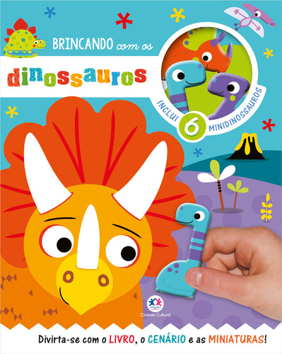 Brincando com os Dinossauros, de Believe Ideas, Make. Para ler e brincar Editorial Ciranda Cultural Editora E Distribuidora Ltda., capa mole em português, 2020