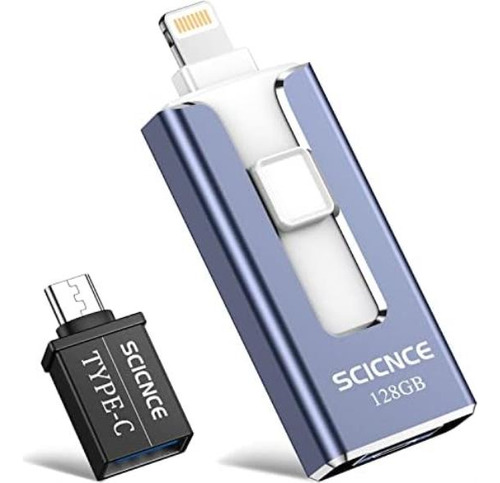Scicnce 128gb Photo Stick Para iPhone Flash Drive, Memoria U