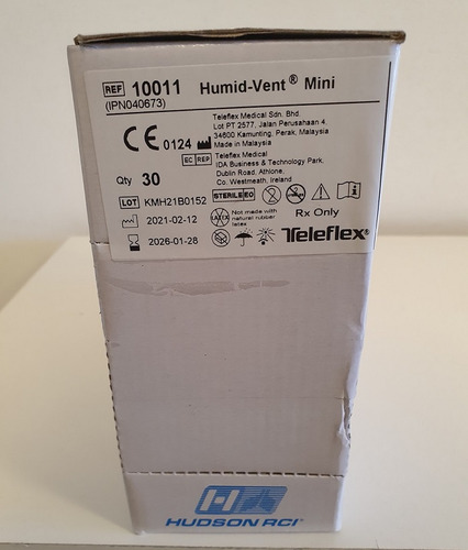 Filtro Hudson Humid-vent Mini Ref. 10011 (caja X 30 Unid)