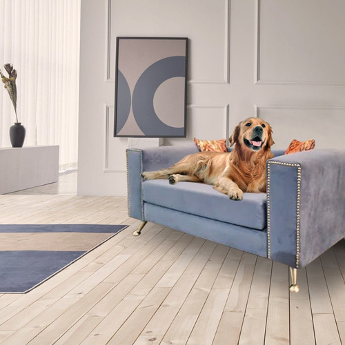 Imagen 3 de 8 de Sillón Para Mascota Lino Anti Desgarro Premium