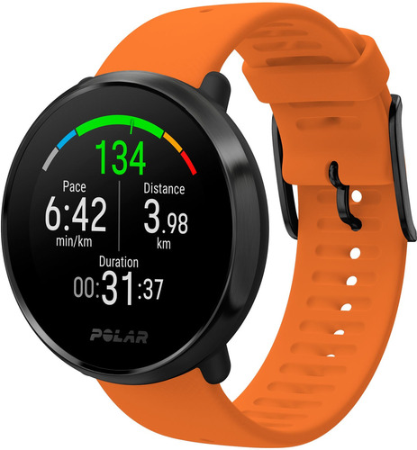 Polar Ignite Orange-black, Reloj Gps Pulsometro, Smartwatch