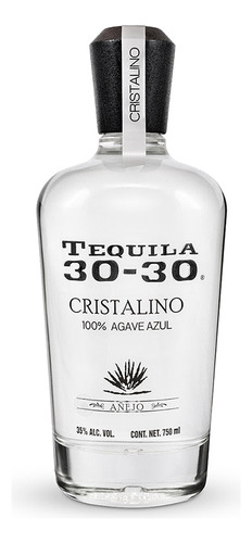 Tequila 30-30 Añejo Cristalino 750 Ml