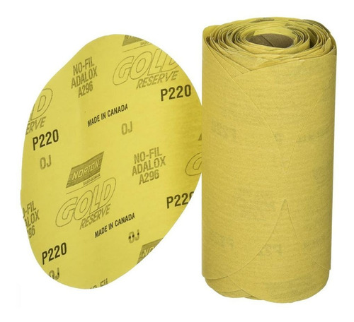 Disco Lija Autoadherible 6in G320 Alo Gancho Resp Papel 50pz