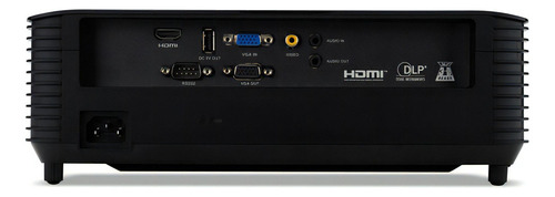 Projetor Acer X1328wh Dlp 4500 Lumens 1280x800 Hdmi Vga, cor preta