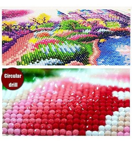 Imagen 7 de 7 de Diy 5d Diamante Pintura Por Numeros Kits Para Adultos, 16