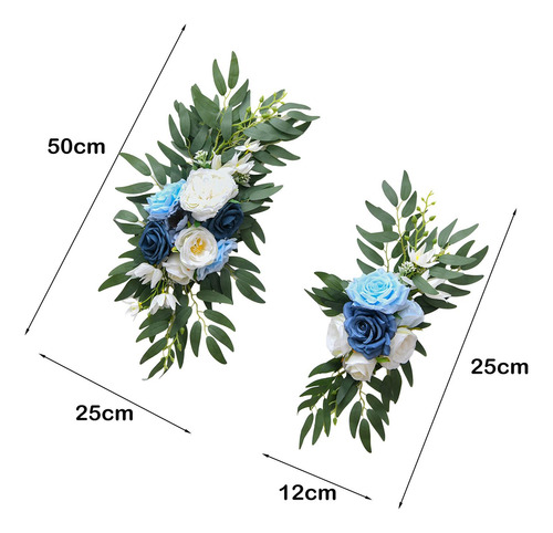 Conjunto De Flores Artificiales Para Boda, Decoración