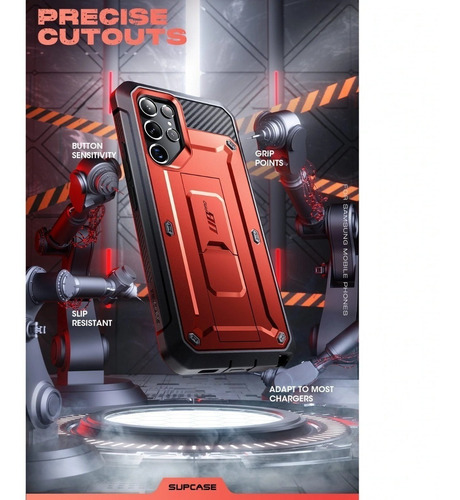 Case Supcase Ub Pro Para Galaxy S22 Ultra Protector 360° Rj