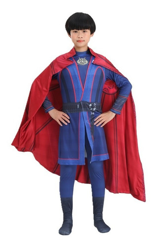 Niños Adultos Marvel Doctor Strange Cosplay Disfraz + Capa