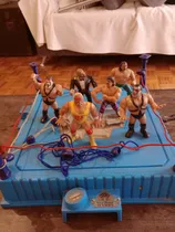 Comprar Hulk Hogan Otros Muñecos Y Ring Wwf 1990 No Titanes Ring