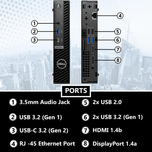 Dell Optiplex 7020 7000 Mff Intel I5-14500t (14 Núcleos,