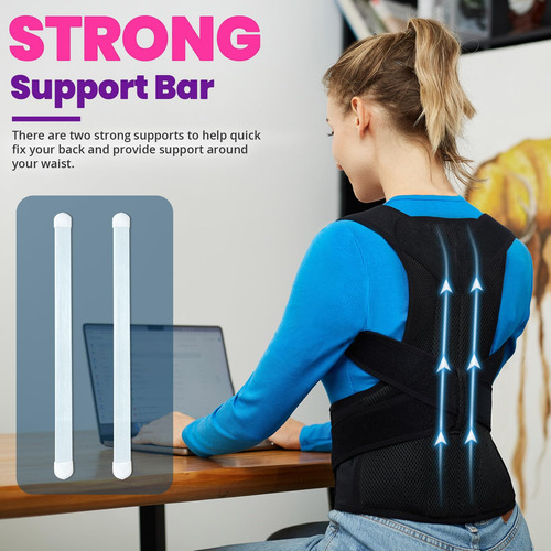 Soporte Lumbar Corrector De Postura Para Espalda Para Mujere