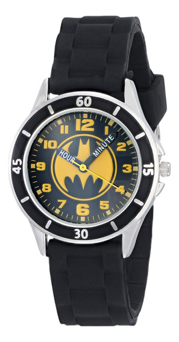 Batman Bat9152 Reloj Para Aprender La Hora Con Banda De Goma