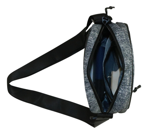 Bolso Cruzado Magnus 4 New Melange Gris Oscuro Head