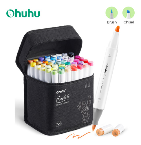 Juego De Rotuladores De Colores Ohuhu Honolulu