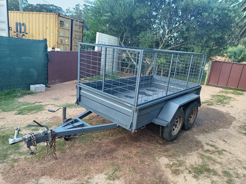 Trailer Doble Eje Con Frenos. Carga Hasta 2500kgs