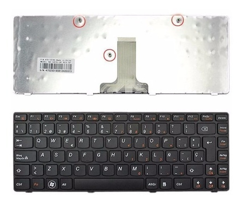 Teclado Notebook Lenovo G470 Nuevo Español Garantía  Envíos