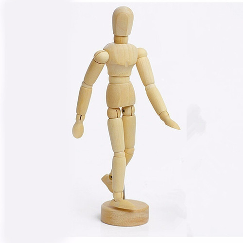 Boneco Manequim Articulado De 30cm Desenho E Na Decoração