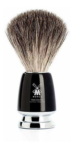 Imagen 4 de 4 de Mühle Rytmo Black 4-piece Pure Badger 3-blade Razor Modern L