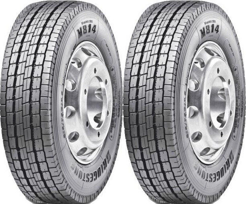 Imagen 1 de 4 de Combo 2 Llantas Bridgestone 235/75 R17.5 M814