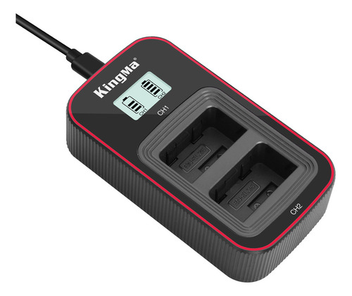 Carregador USB duplo + 2 baterias Kingma para Nikon Z30 Z50 Z50ii Zfc EN-EL25 EN-EL25a