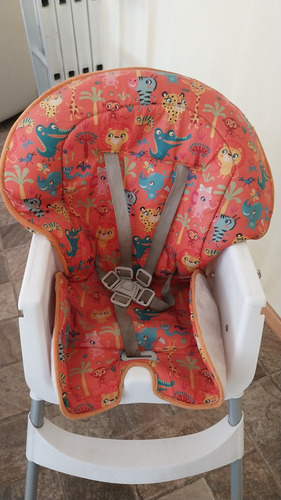 Silla Alta De Comer Bebe Reacondicionado Naranja (Usado)