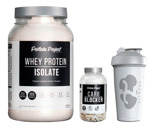 Isolate Protein Project 2 Lb + Carb Blocker + Vaso