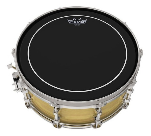Parche Remo Usa Pinstripe Negro Ebony De 14 Para Tom