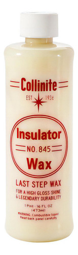 Collinite 845 Liquida Carnauba Auto Insulator Wax 473ml