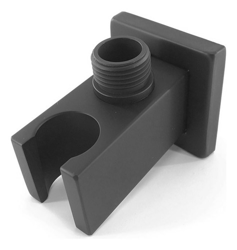 Imagen 4 de 6 de Codo De Pared Con Soporte Para Ducha De Mano, De Latón, Cuad