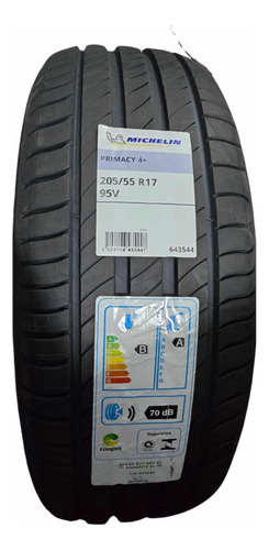 Michelin Primacy 4+ 205/55r17 95v