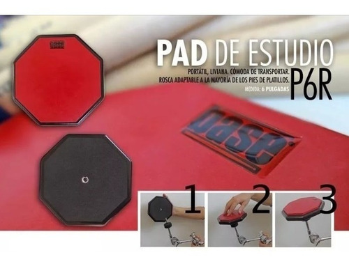 Pad Base Chico Magma Simple Con Rosca Para Soporte Bpad6r