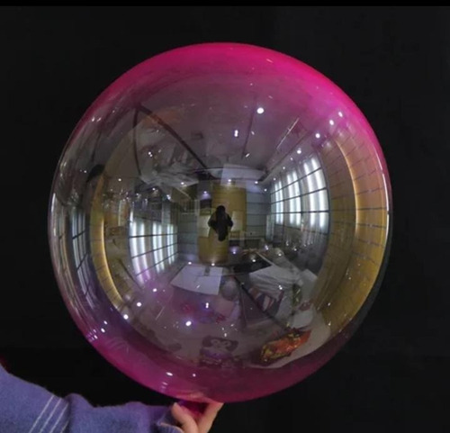 Globo De Burbuja Con Color Esféricos Pvc 18 Infla 40 Cm