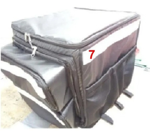 Imagen 8 de 10 de Mochila Termica De Reparto Delivery - Caja/maleta Para Moto