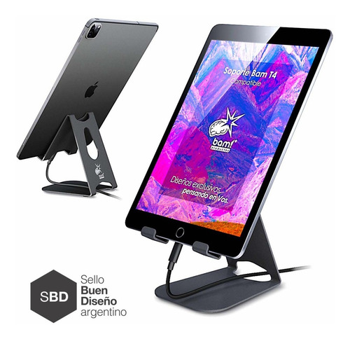 Imagen 4 de 8 de Soportes Combo Tablet+cel+nbk+auri-bam T4+b4+a3+n3 Premium!