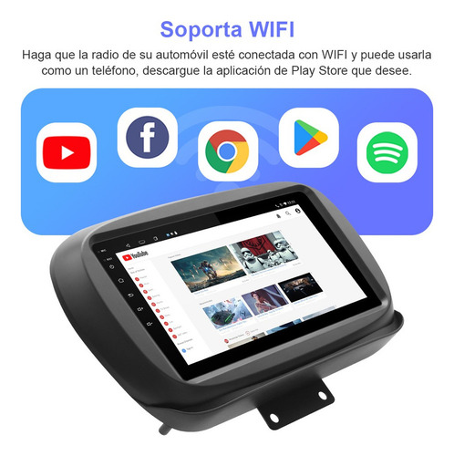 Estéreo Cámara 1+32gb For Fiat 500l 2012-2017 Gps Wifi Bt
